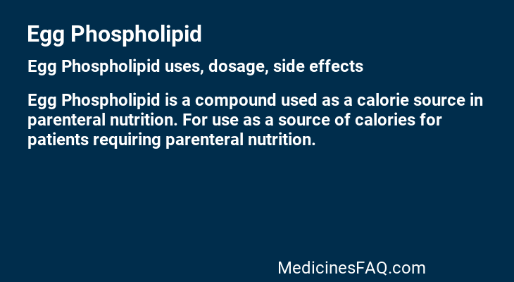 Egg Phospholipid