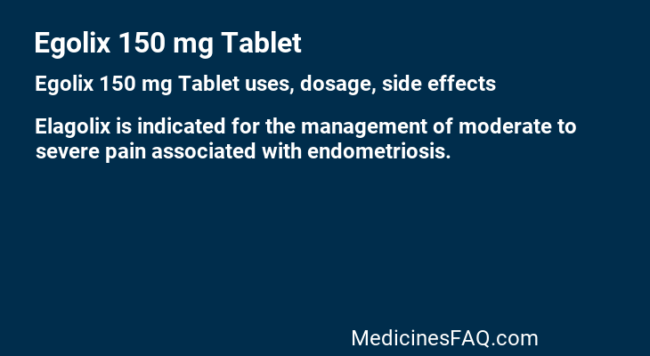 Egolix 150 mg Tablet