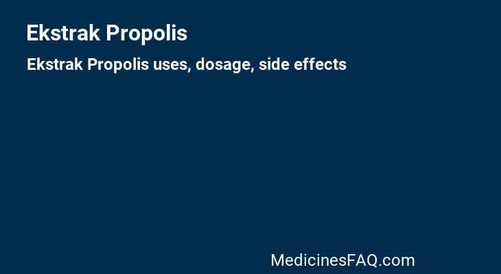 Ekstrak Propolis