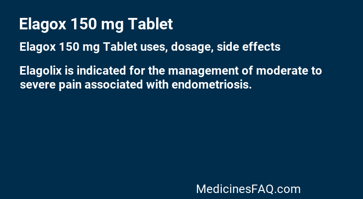 Elagox 150 mg Tablet