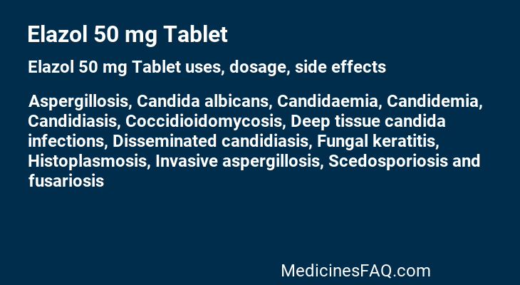 Elazol 50 mg Tablet