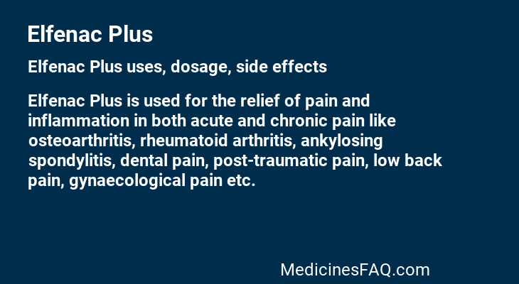 Elfenac Plus