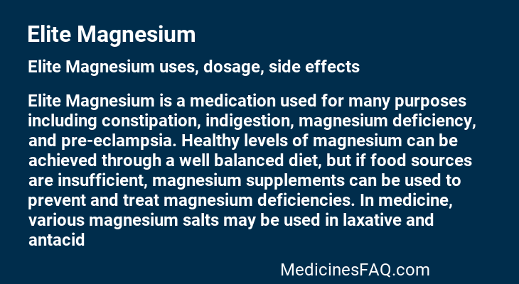 Elite Magnesium