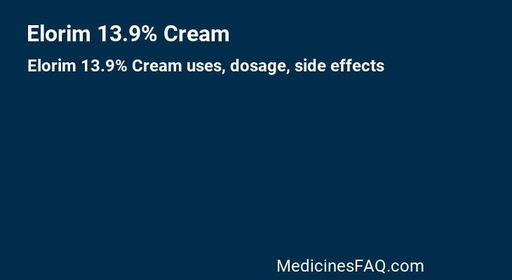 Elorim 13.9% Cream