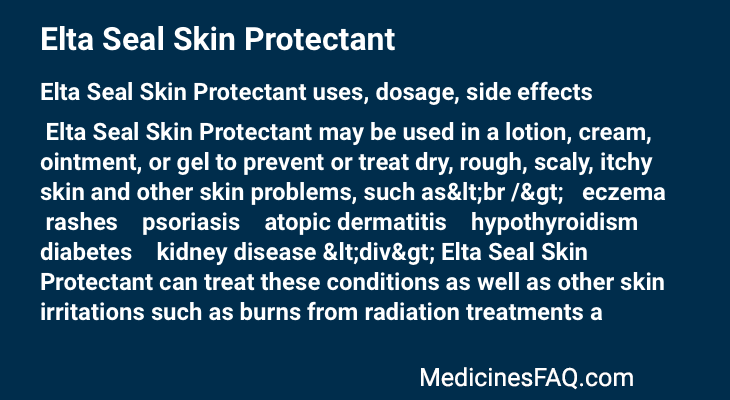 Elta Seal Skin Protectant