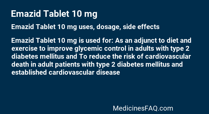 Emazid Tablet 10 mg