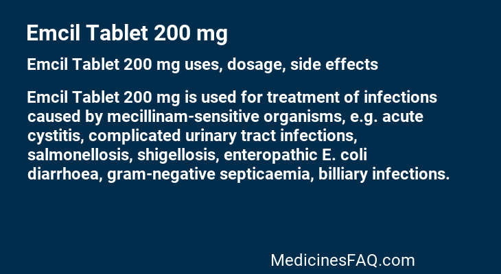 Emcil Tablet 200 mg