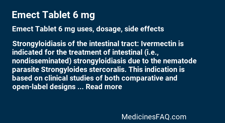 Emect Tablet 6 mg