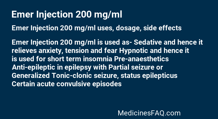 Emer Injection 200 mg/ml