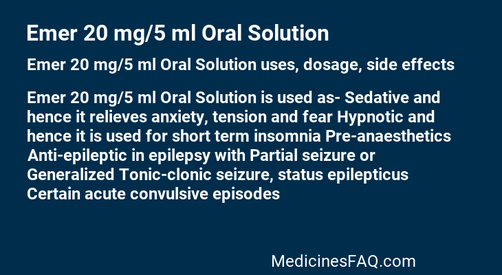 Emer 20 mg/5 ml Oral Solution