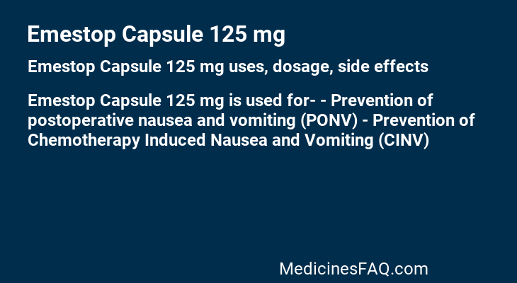 Emestop Capsule 125 mg
