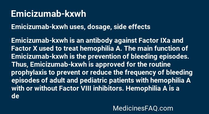 Emicizumab-kxwh