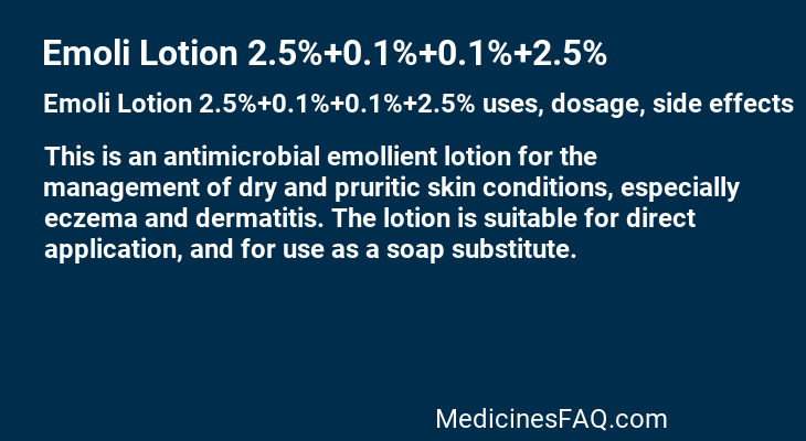 Emoli Lotion 2.5%+0.1%+0.1%+2.5%