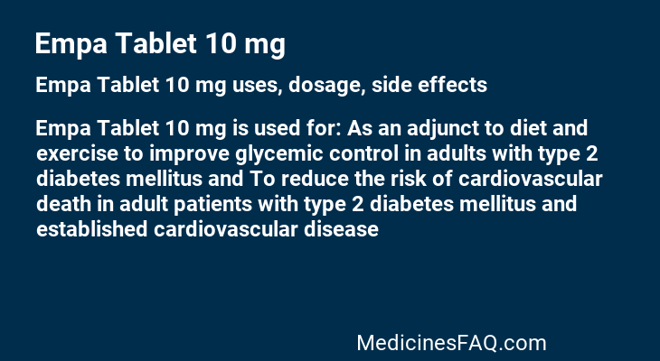 Empa Tablet 10 mg