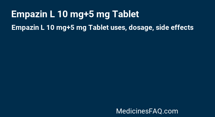 Empazin L 10 mg+5 mg Tablet