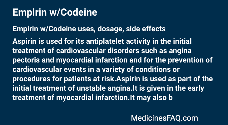 Empirin w/Codeine
