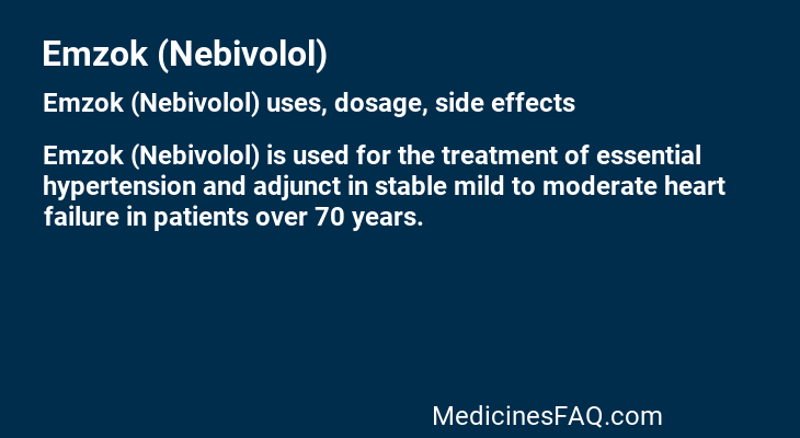 Emzok (Nebivolol)