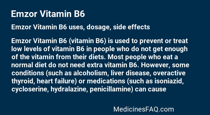 Emzor Vitamin B6