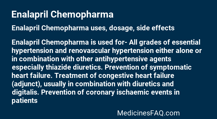 Enalapril Chemopharma