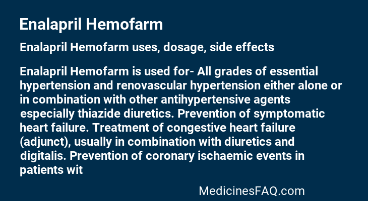 Enalapril Hemofarm