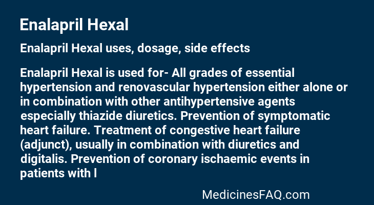 Enalapril Hexal