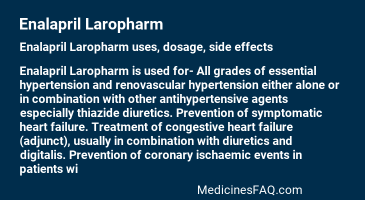 Enalapril Laropharm