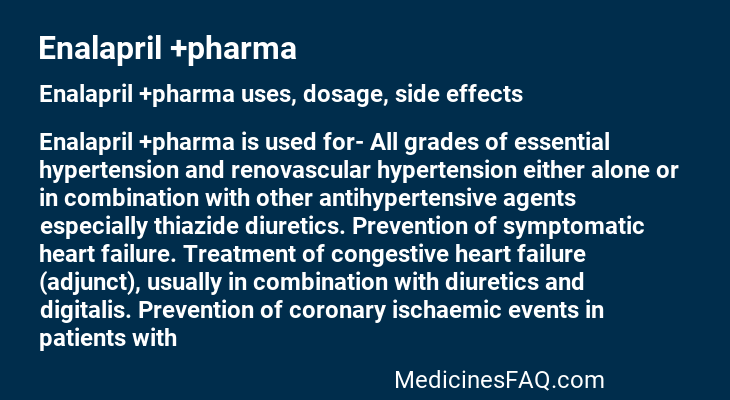 Enalapril +pharma