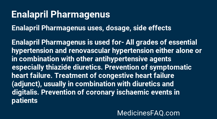 Enalapril Pharmagenus