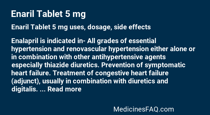 Enaril Tablet 5 mg