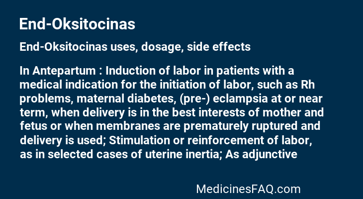End-Oksitocinas
