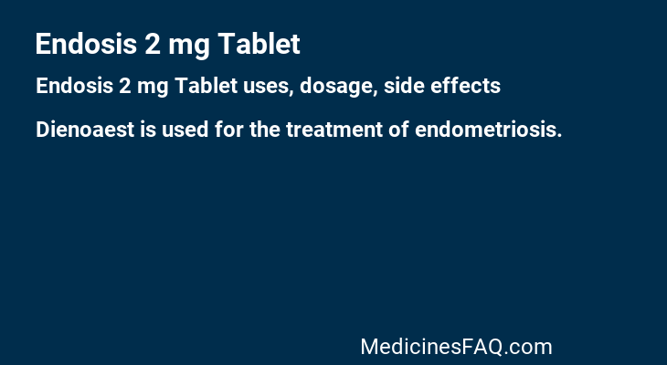 Endosis 2 mg Tablet