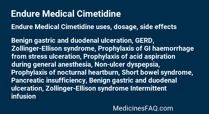 Endure Medical Cimetidine