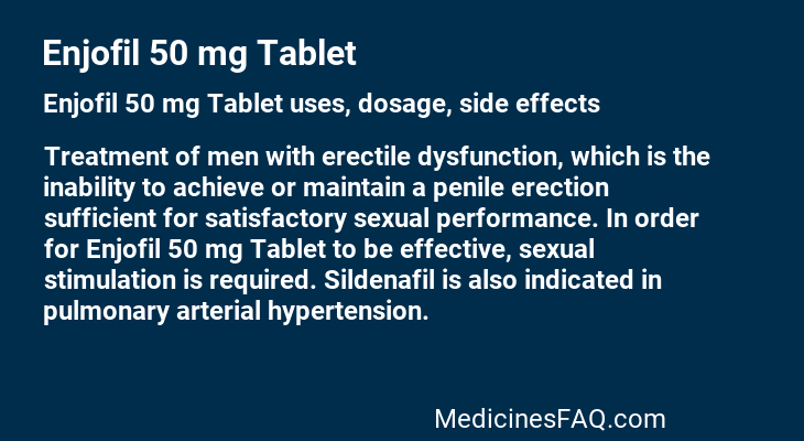 Enjofil 50 mg Tablet