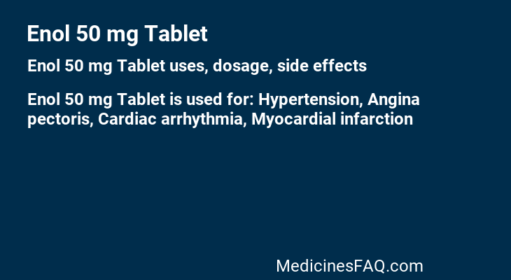 Enol 50 mg Tablet