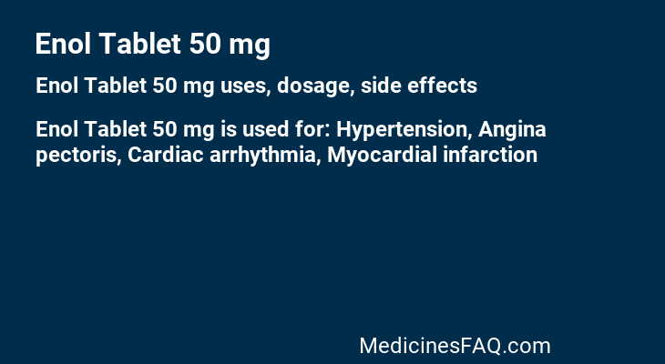 Enol Tablet 50 mg