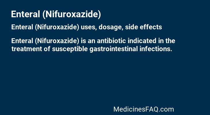 Enteral (Nifuroxazide)