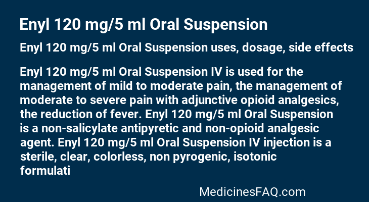 Enyl 120 mg/5 ml Oral Suspension