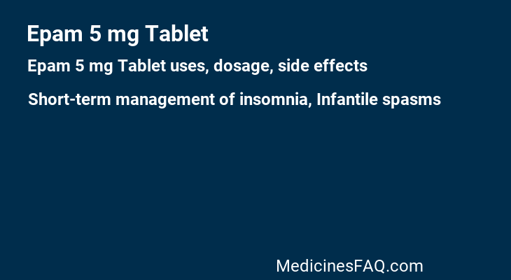 Epam 5 mg Tablet