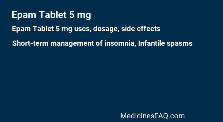 Epam Tablet 5 mg