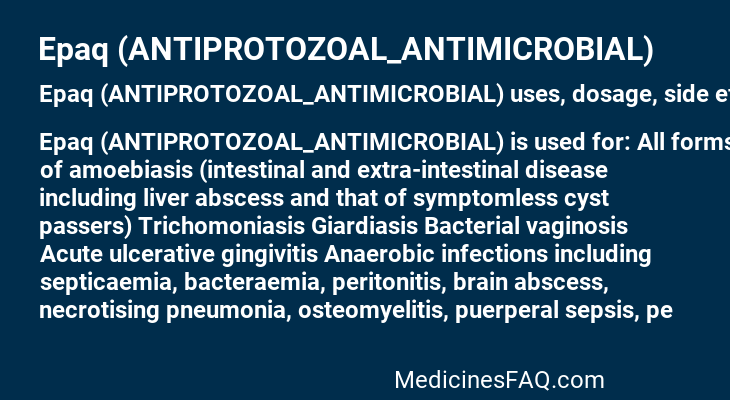 Epaq (ANTIPROTOZOAL_ANTIMICROBIAL)