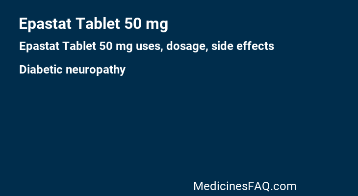 Epastat Tablet 50 mg