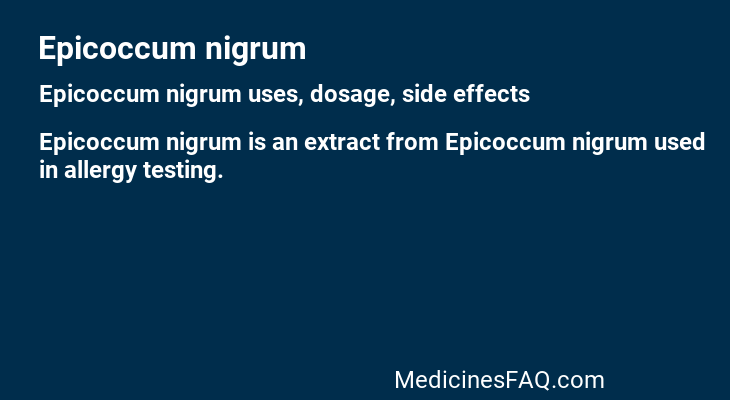 Epicoccum nigrum