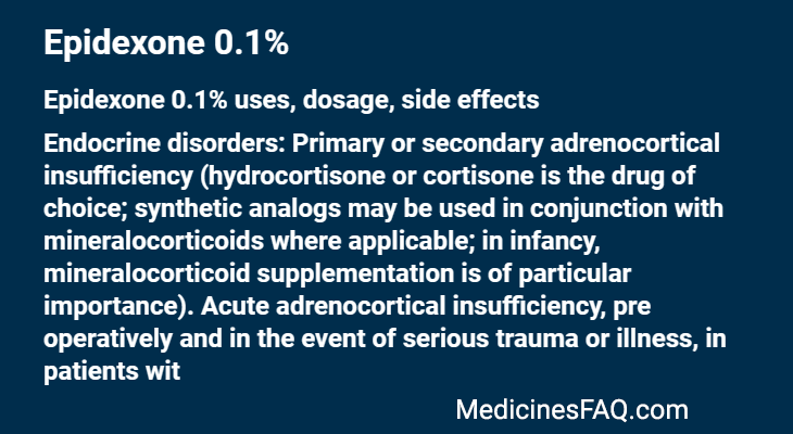 Epidexone 0.1%