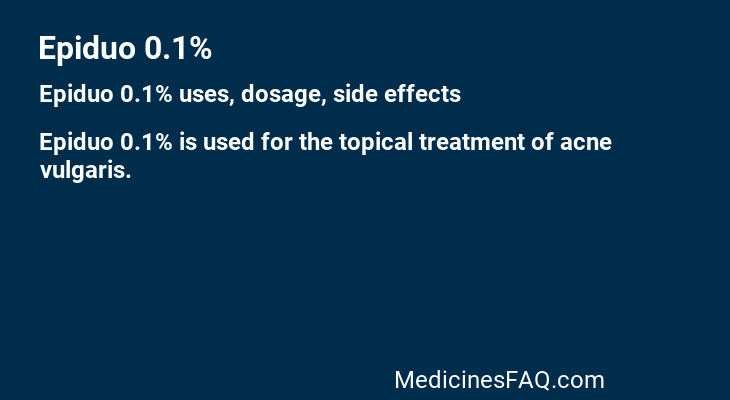 Epiduo 0.1%