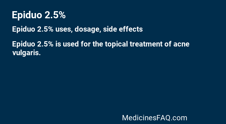 Epiduo 2.5%