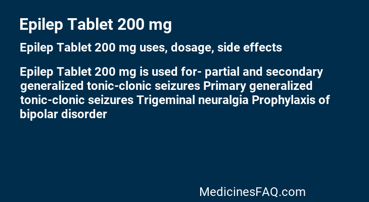 Epilep Tablet 200 mg