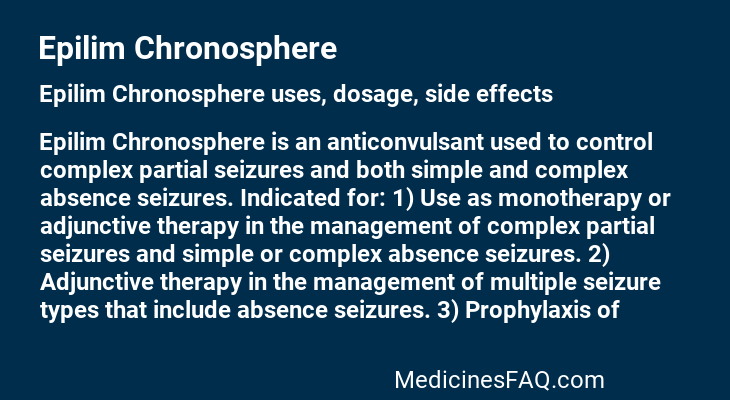 Epilim Chronosphere