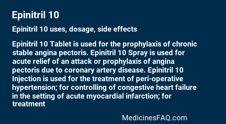 Epinitril 10