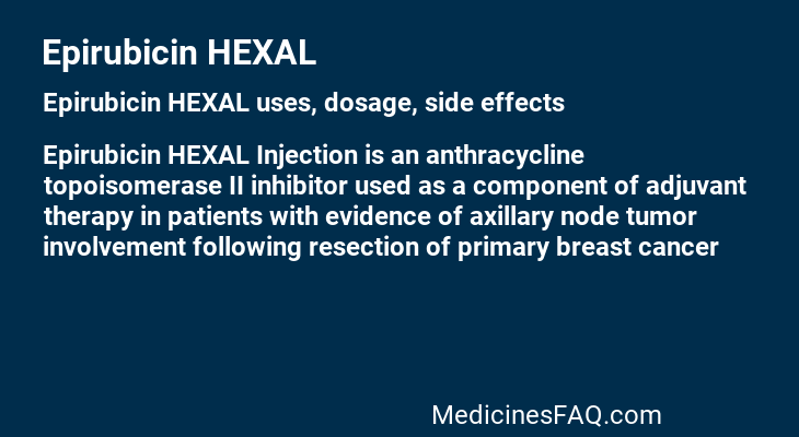 Epirubicin HEXAL