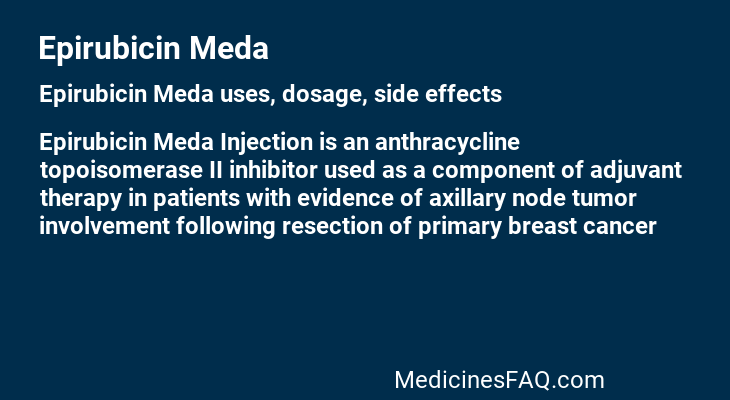 Epirubicin Meda